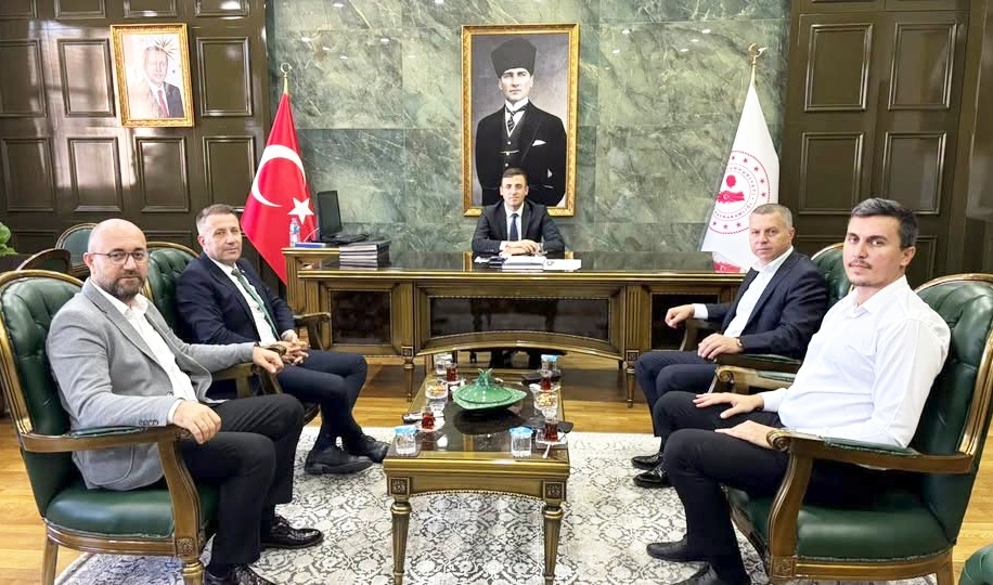 KUZU’DAN KAYMAKAM ŞİMŞEK’E HAYIRLI OLSUN ZİYARETİ