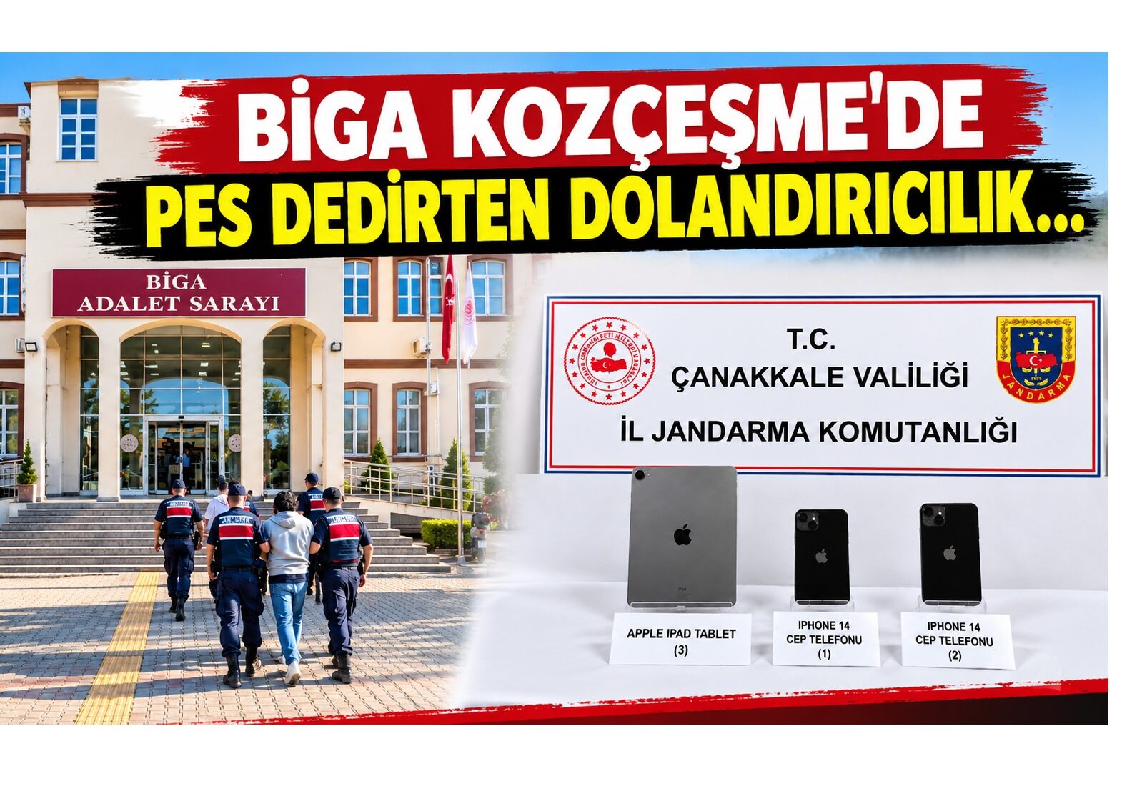 BİGA KOZÇEŞME’DE PES DEDİRTEN DOLANDIRICILIK…