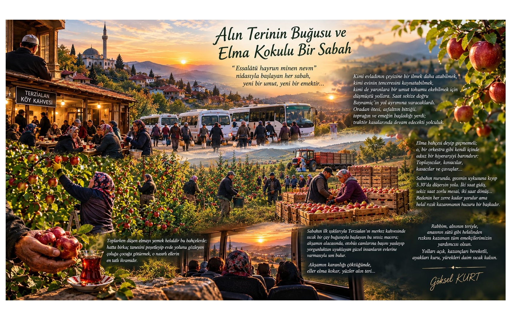 Alın Terinin Buğusu ve Elma Kokulu Bir Sabah
