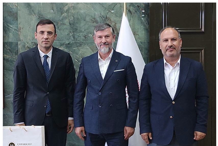 İL MÜFTÜSÜ TOPÇU’DAN ÇAN KAYMAKAMI ŞİMŞEK’E ZİYARET