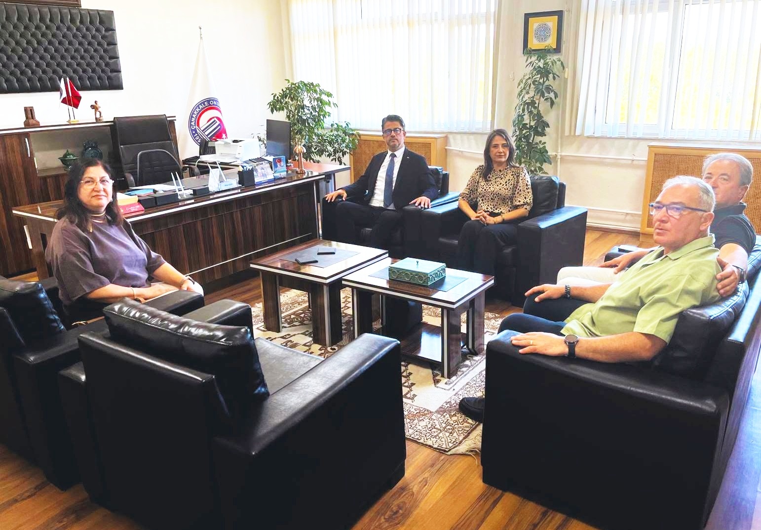 REKTÖR ERENOĞLU’NDAN YENİCE MYO’YA ZİYARET