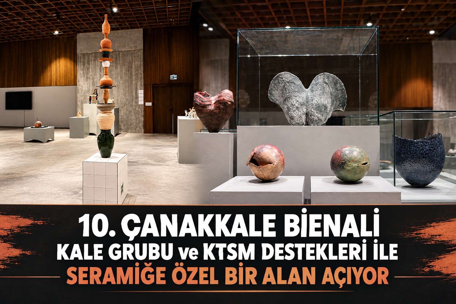 10. ÇANAKKALE BİENALİ KALE GRUBU VE KSTM DESTEKLERİ İLE SERAMİĞE ÖZEL BİR ALAN AÇIYOR