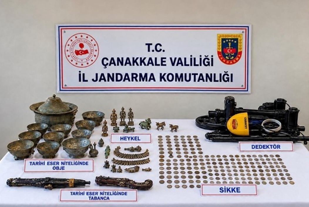 EZİNE’DE TARİHİ ESER KAÇAKÇILIĞINA DARBE…